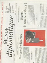 Monde Diplomatiqu (FR) forside