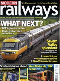 Modern Railways (UK) forside