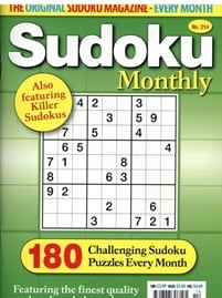 Sudoku Monthly (UK) forside