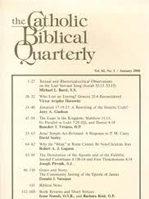 Catholic Biblical Quarterly forside