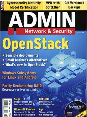 Admin Magazine (UK) forside