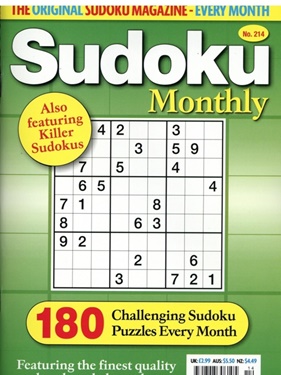 Sudoku Monthly (UK) forside