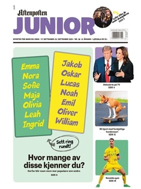 Aftenposten Junior forside