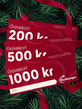 Bladkongen Gavekort forside