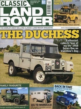 Classic Land Rover (UK) forside