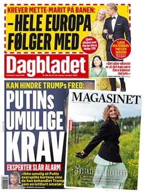 Dagbladet forside