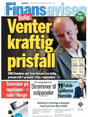 Finansavisen forside