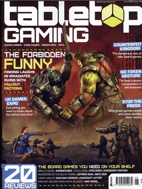 Tabletop Gaming (UK) forside